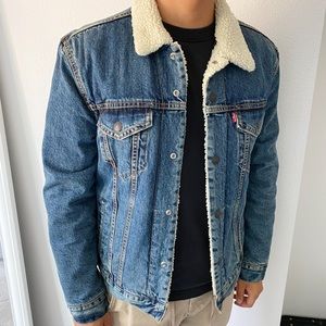 Levi’s Sherpa Trunk Jacket medium wash